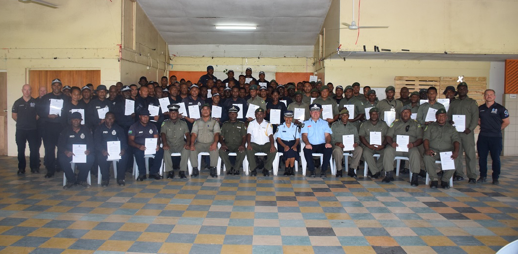 Officers get Sol2023 medals for Games support