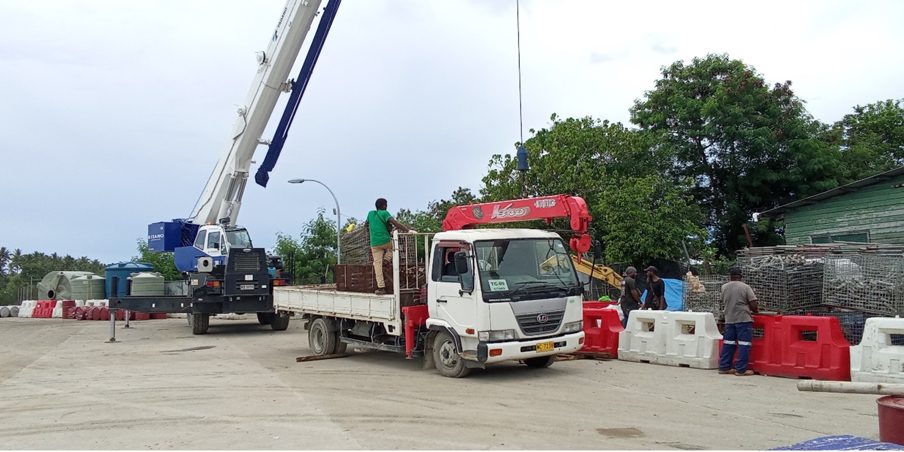 Kitano machineries arrive.