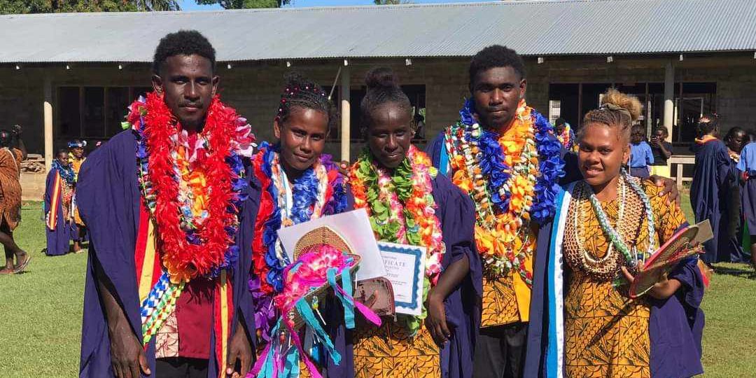 Some of the graduating students. Photo supplied