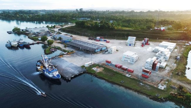 The current Noro International Wharf.