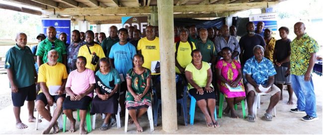 The first awareness session conducted at Kolopitu village