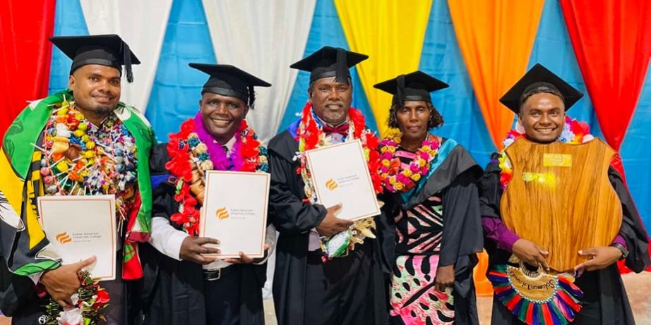 The graduating students