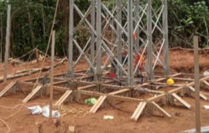 Ughele tower close to complete Ughele tower close to complete
