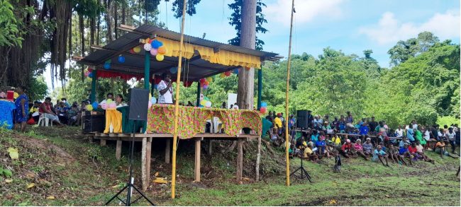 launching program was held at Ringgi for Kolombangara Island people