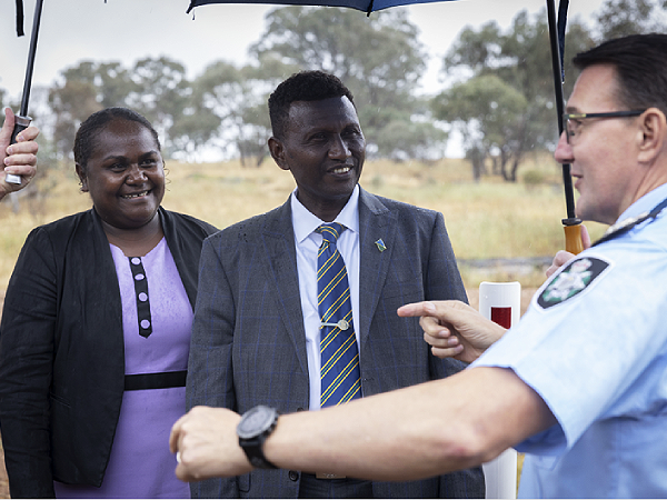 Australian Security capabilities on display for police minister