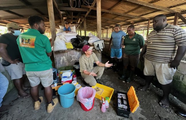 Practical paravet training