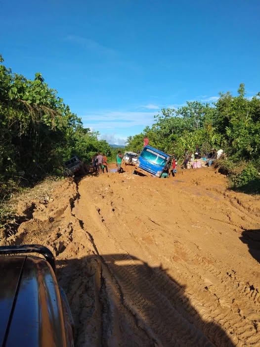 Vehicles attempted to drive through deteriorate road in east Malaita