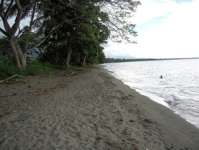 A scenery from the Solomon Islands-Papua New Guinea border