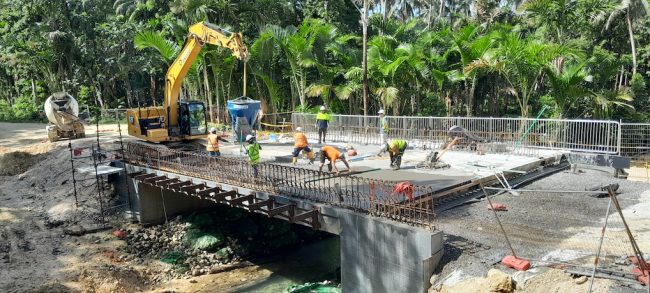 Bio 2 Bridge during the construction phase