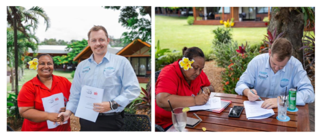 Coral Sea’s Signing