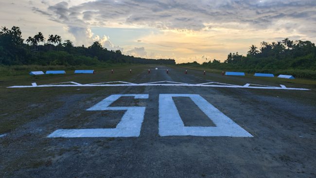 Runway X-markers, worksite limit cones