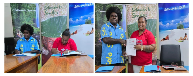 Solomon Tourism Signing