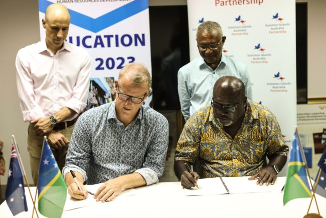 The signing of the AFD
