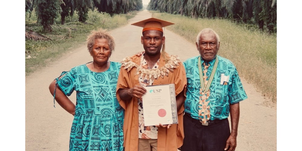 Donovan and his parents