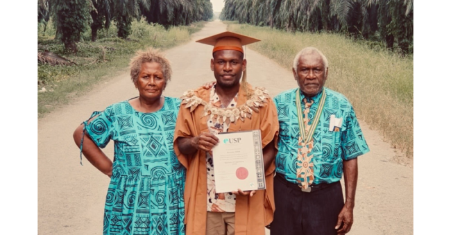 Donovan and his parents