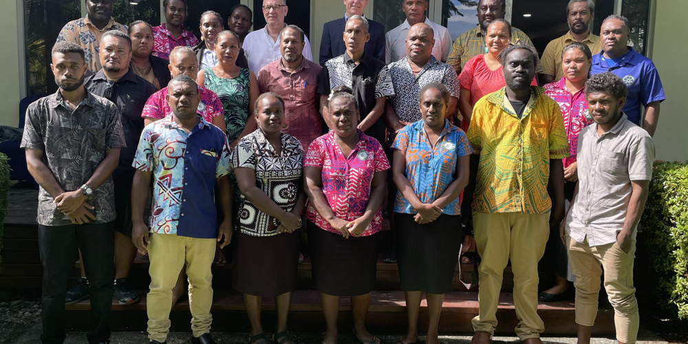 Group photo of all training participants