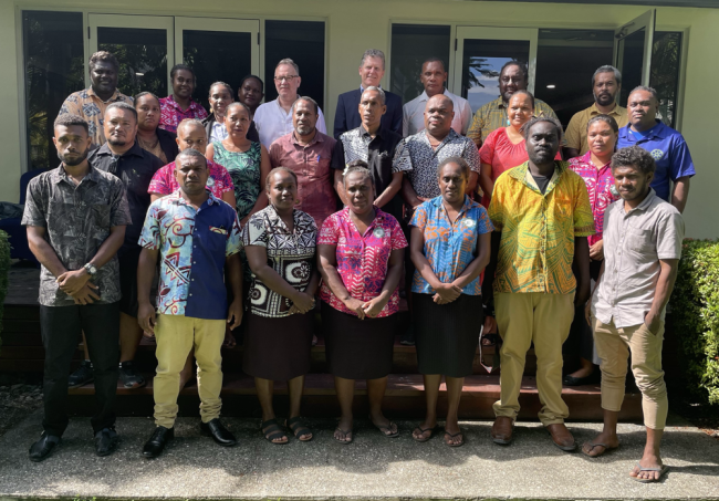 Group photo of all training participants