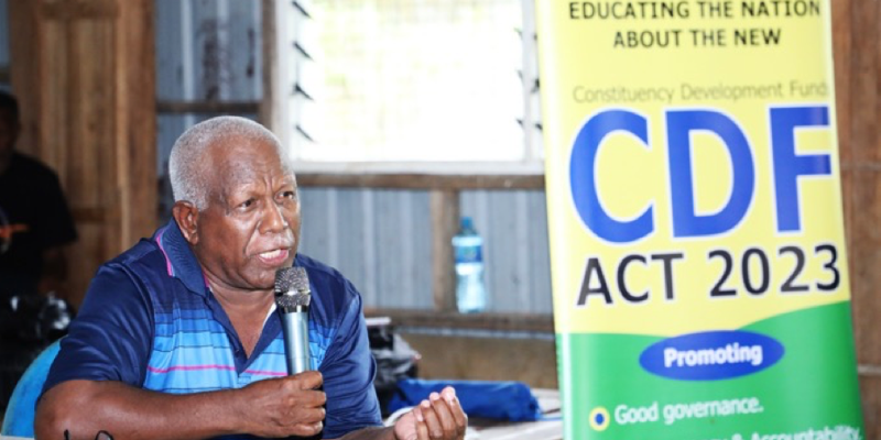 Hon. Rick Hou emphasises the importance of the CDF Act 2023 which aimed at improving the governance of the CDF programme.