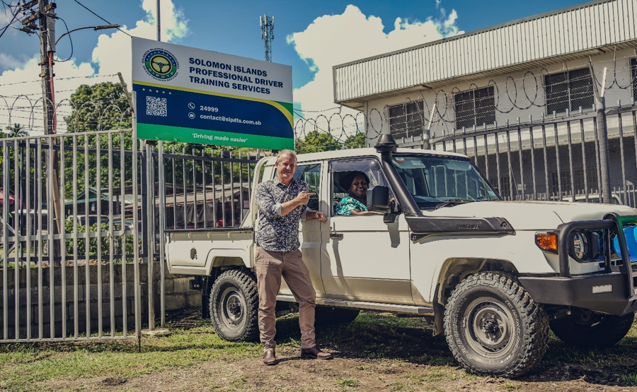 Australia supports driving school