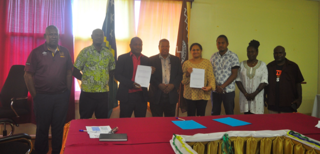 Officials with the youths deal