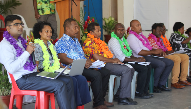 Panels at the celebration
