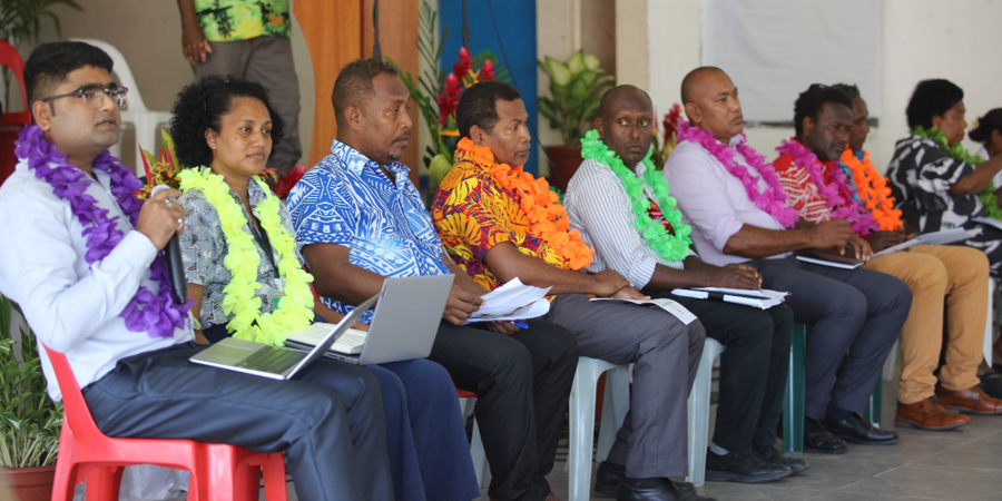Panels at the celebration