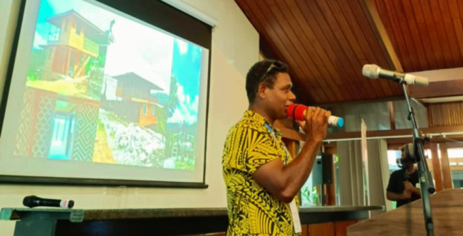 Steven Misiosi sharing his experience as an operator in the tourism industry