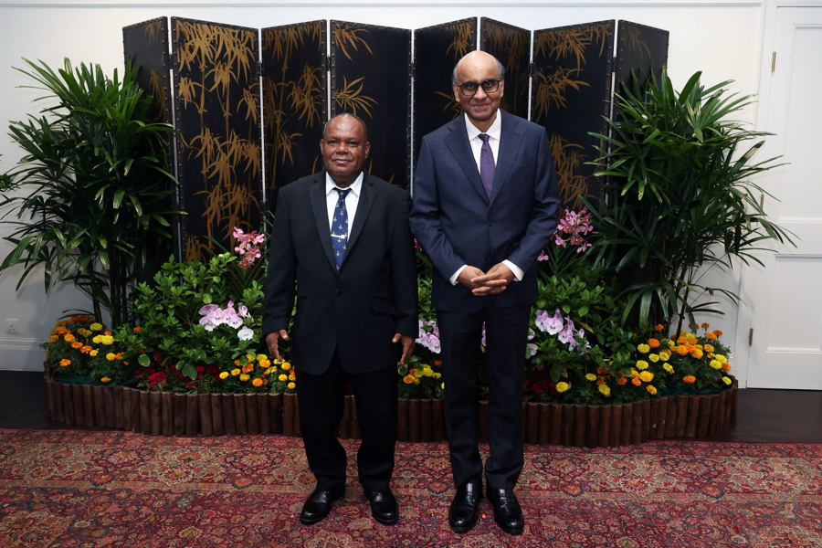 President of Singapore acknowledges relations with SI President of Singapore acknowledges relations with SI