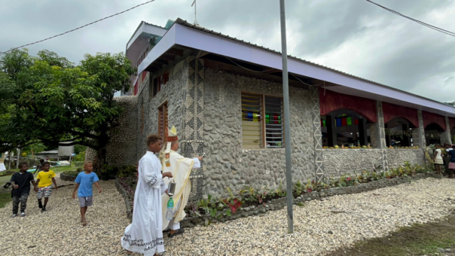Blessing of the new built tanaghai church