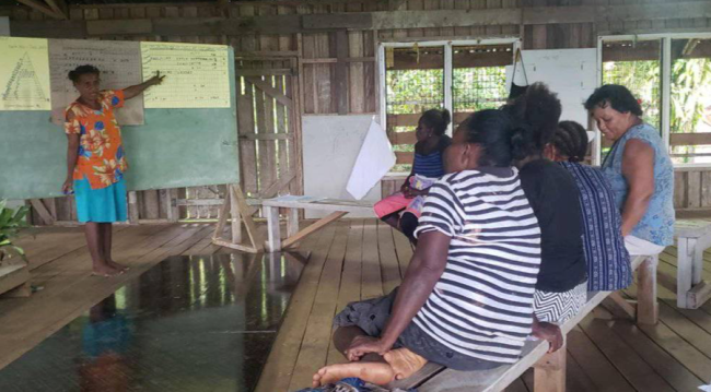 A presentation by Evelyn at the Institute meeting and gathering