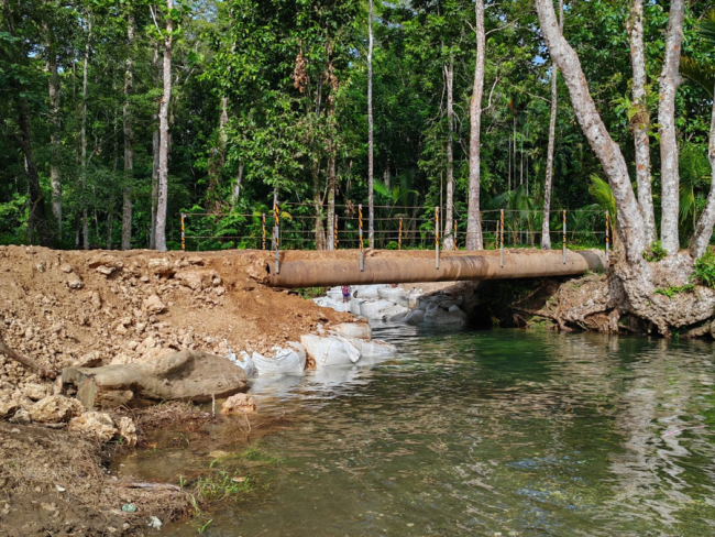 Bira pile installation