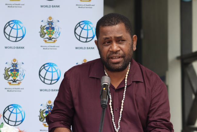 Minister Dr Paul Bosawai