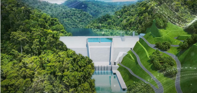 Model of the hydropower project