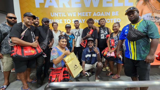 PNG artists bid farewell