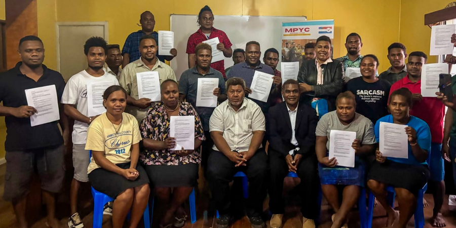 Youth group in Malaita