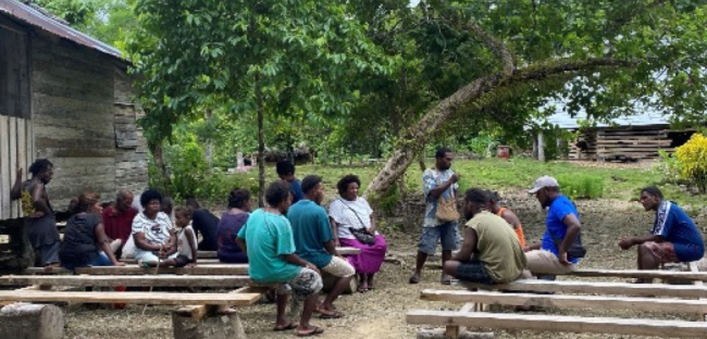 farmers meeting in Malaita