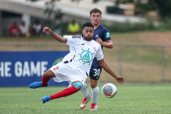 Auckland and Tigi Sport match in action