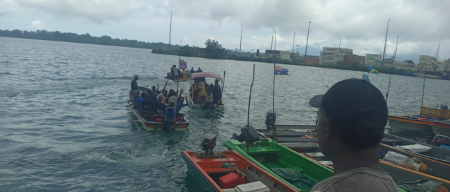 Departing Noro to Vella in Vonunu Vella WP