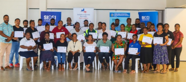 Food training participants