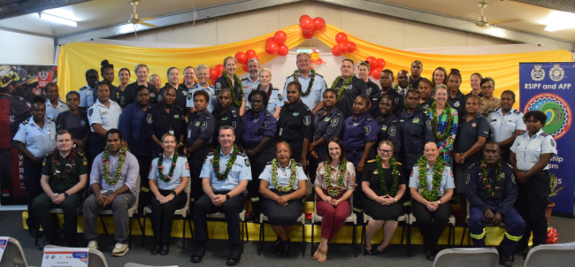Guests and participants at the opening of the forum