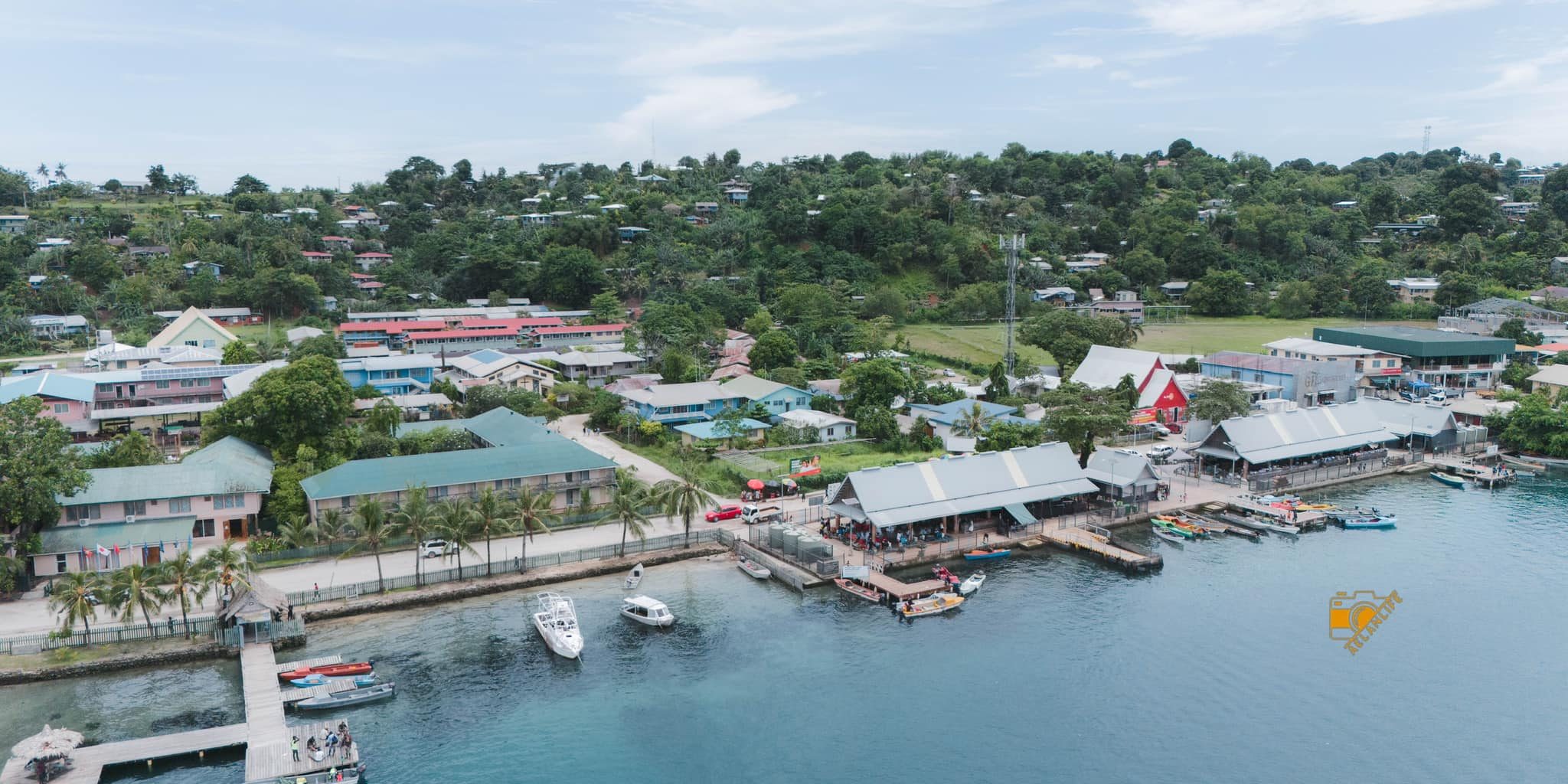 Part of Gizo Town. Photo courtesy of Aelan Life