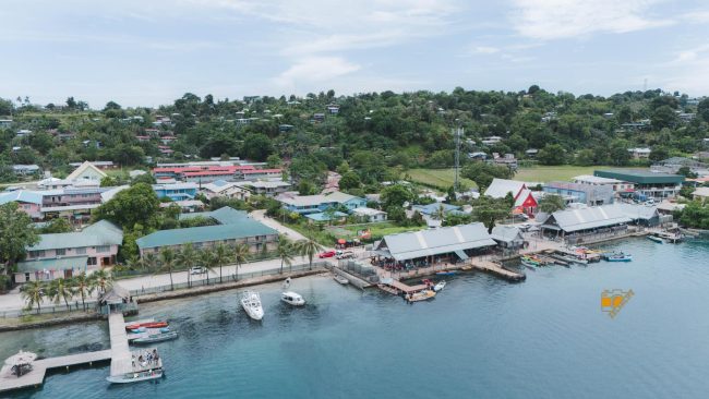 Part of Gizo Town. Photo courtesy of Aelan Life
