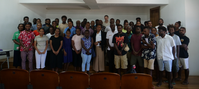 Some of those who turned up to listen to the seminar presentation