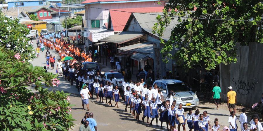 This is part of Gizo town