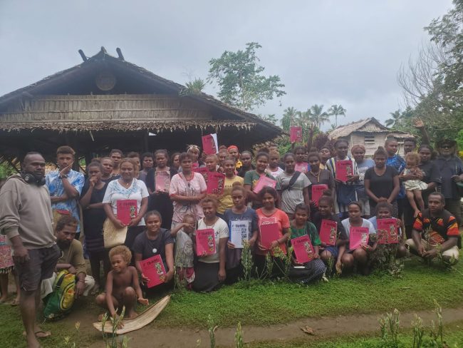 Bahai Junior Youths of West Are Are in Malaita Province after studying Ruhi Institute courses