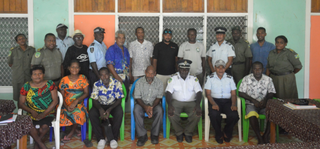 Group phot of CSSI Officials, Gizo RSIPF representatives and otther key stakeholders attending the one day consultation