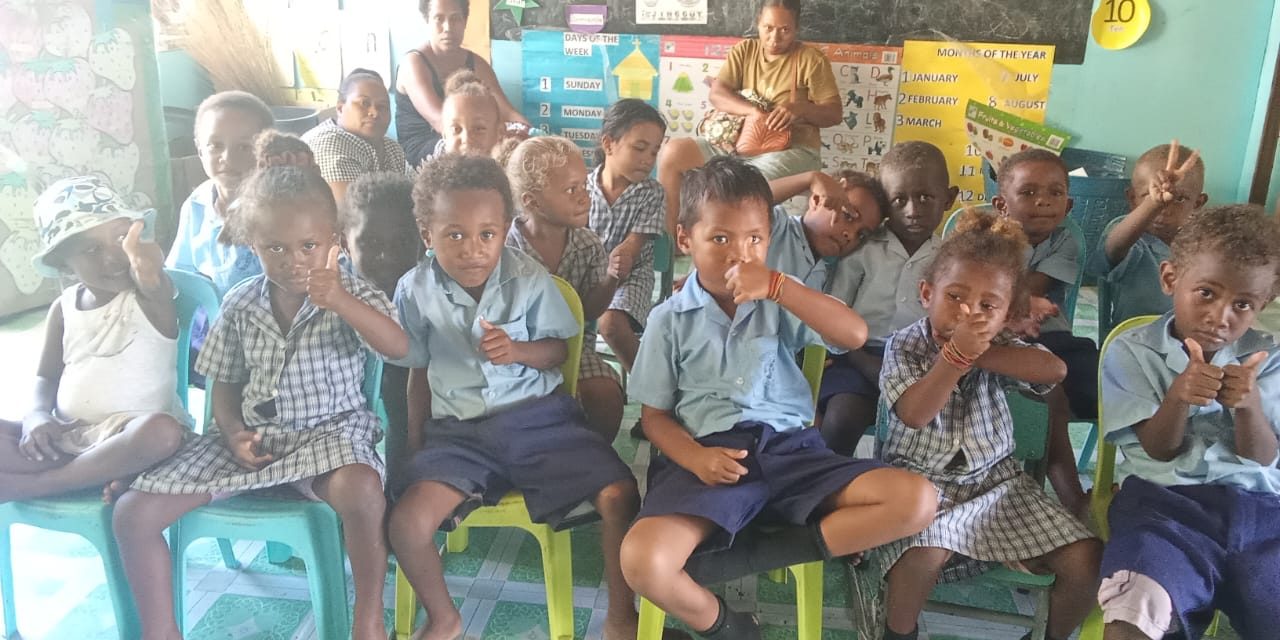 Students ready for the program