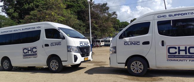 The new buses for HCC clinics