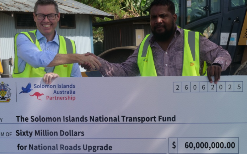 Thank you Australia – $60M for roads upgrade