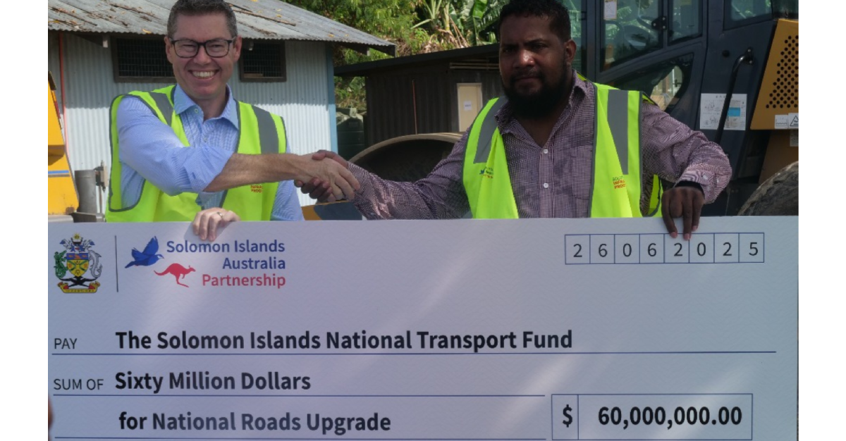 Thank you Australia – M for roads upgrade Thank you Australia – M for roads upgrade